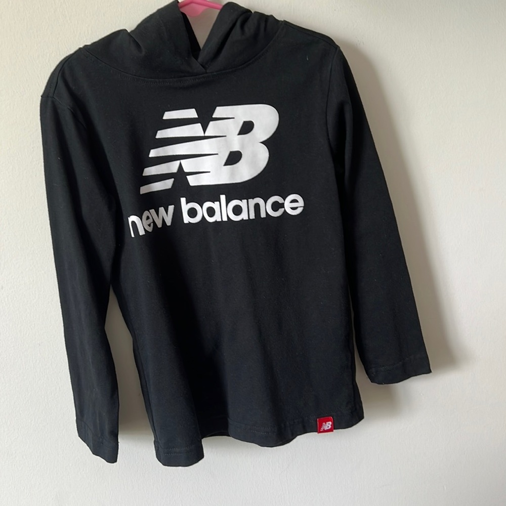 Girls New Balance Hooded Shirt